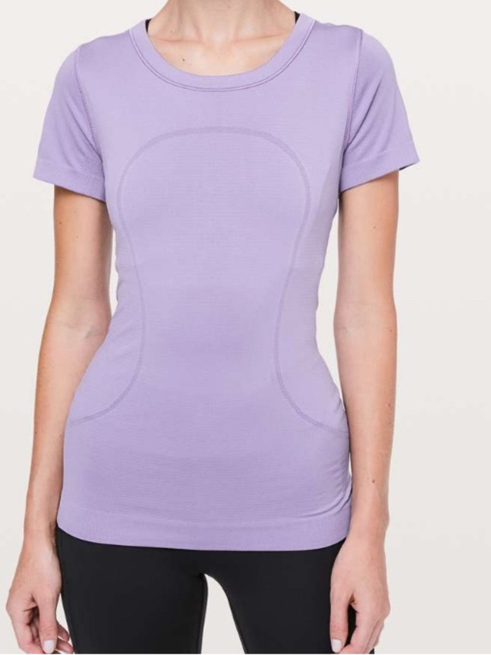 Lululemon Swiftly Tech Lavender Sculpted Short-Sleeve Top 8